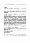 Research paper thumbnail of Prediccion de la propagacion del coronavirus