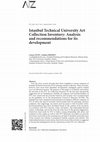 Research paper thumbnail of Istanbul Technical University Art Collection Inventory: Analysis and recommendations for its development