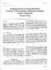 Research paper thumbnail of Uhlig, Bridging Worlds or Fusing Horizons? A Review Article on Three Recent Anthologies on Pentateuchal Criticism