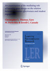 Research paper thumbnail of An examination of the mediating role of learning space design on the relation between instructor effectiveness and student engagement