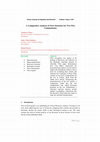 Research paper thumbnail of A Comparative Analysis of News Structure for Two War Commentaries