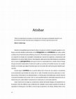 Research paper thumbnail of "Atisbar" en "Poética de un Mundo Habitado"