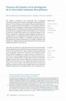 Research paper thumbnail of Presencia de la bioética en la investigación de la Universidad Autónoma Metropolitana