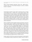 Research paper thumbnail of Krashen's Affective Filter Hypothesis in Teaching and Learning English by Sultanul Arafin Johnny