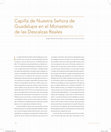 Research paper thumbnail of “Capilla de Nuestra Señora de Guadalupe en el Monasterio de las Descalzas Reales”, en F. Checa (dir.), La otra Corte. Mujeres de la Casa de Austria en los Monasterios Reales de las Descalzas y la Encarnación, Madrid, Patrimonio Nacional, 2019, pp. 138-142.