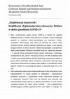 Research paper thumbnail of Komentarz Ośrodka Badań Azji, kwiecień 2020: ,,Dyplomacja maseczek". Implikacje dyplomatycznej ofensywy Pekinu w dobie pandemii COVID-19