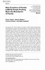 Research paper thumbnail of New Frontiers of Family: LGBTQ People Pushing Back the Boundaries of Family