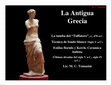 Research paper thumbnail of La Antigua Grecia. La tumba del Tuffatore. Cerámica de fondo blanco. Cerámica de estilos florido, Kerch e italiota.