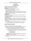 Research paper thumbnail of Introduction to Statistics HAND OUT ARBA MINCH UNIVERSITY