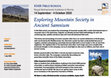 Research paper thumbnail of Field School Autumn 2020: Exploring Mountain Society in the Apennines