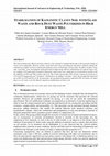 Research paper thumbnail of STABILIZATION OF KAOLINITIC CLAYEY SOIL WITH GLASS WASTE AND ROCK DUST WASTE PULVERIZED IN HIGH ENERGY MILL