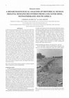 Research paper thumbnail of A bioarchaeological analysis of historical human skeletal remains recovered from lancaster mine, witwatersrand, South Africa