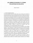 Research paper thumbnail of Les Lumières Écossaises et le roman philosophique de Descartes