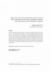 Research paper thumbnail of Before Time, after Time: existential time markers in Ancient Egypt - beginning, end and restart. A preliminary approach (with a special focus on the Heliopolitan conception)