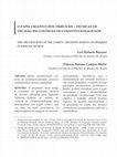 Research paper thumbnail of O papel criativo dos tribunais – técnicas de decisão em controle de constitucionalidade