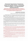 Research paper thumbnail of Türkiye ve Seçili OECD Ülkelerinde Psiko-teknik Uygulamaların Karşılaştırılması | Comparison of Applications of Psycho-Technical Assessment Techniques in Turkey and Selected OECD Countries