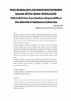 Research paper thumbnail of Yargı Kararlarıyla İş Hukukunda İşverenin İşçilere Eğitim Verme Yükümlülüğü | With Judicial Case-Laws Employers Responsibility to Give Education to Employees at Labour Law