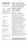 Research paper thumbnail of Organic residue analysis shows sub-regional patterns in the use of pottery by Northern European hunter-gatherers