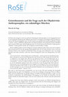 Research paper thumbnail of Geisterkenntnis und die Frage nach der Objektivität: Anthroposophie, ein zukünftiges Märchen