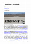 Research paper thumbnail of Controlavirus: Clarification?