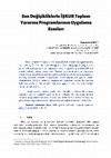 Research paper thumbnail of Son Değişikliklerle İŞKUR Toplum Yararına Programlarının Uygulama Esasları