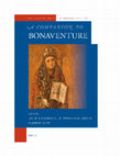 Research paper thumbnail of A Companion to Bonaventure