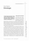 Research paper thumbnail of Etimologia, in "Nuova informazione bibliografica", 14 (2017), pp. 263-283