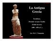 Research paper thumbnail of La Antigua Grecia. La escultura del Período Arcaico Tardío.