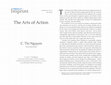 Research paper thumbnail of The Arts of Action