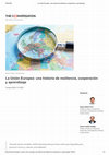 Research paper thumbnail of La Unión Europea: una historia de resiliencia, cooperación y aprendizaje