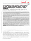 Research paper thumbnail of Nonoccupational post-exposure prophylaxis for HIV after sexual intercourse among women in Brazil.