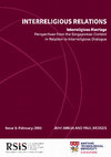 Research paper thumbnail of Interreligious Marriage: Perspectives from the Singaporean Context in Relation to Interreligious Dialogue