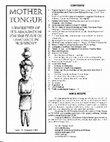 Research paper thumbnail of Mother Tongue Newsletter 21 (January 1994)