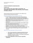 Research paper thumbnail of Assessment in the age of ONLINE EDUCATION - updated