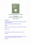 Research paper thumbnail of Mediterranean Historical Review 35.1(2020) -- Table of Contents