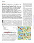 Research paper thumbnail of Ancient goat genomes reveal mosaic domestication in the Fertile Crescent