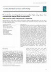 Research paper thumbnail of Physicochemical, microbiological and sensory quality of juice mix produced from watermelon fruit pulp and baobab fruit pulp powder