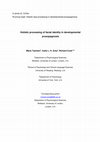 Research paper thumbnail of Tsantani, M., Gray, K.L.H., & Cook, R. (in press). Holistic processing of facial identity in developmental prosopagnosia. Cortex