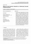 Research paper thumbnail of Effects of Soil Structure Interaction on Reinforced Concrete Framed Structures