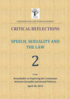 Research paper thumbnail of Critical Reflections: Exploring the Continuum between Sexuality and Sexual Violence (2015) -  Speech Sexuality and the Law (Part 2)