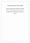 Research paper thumbnail of Social Networking site with E-Classified Bachelor of Engineering in Information Technology