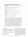 Research paper thumbnail of Silicon-Germanium Films Deposited by Low Frequency PE CVD: Effect of H2 and Ar Dilution