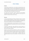 Research paper thumbnail of ÉTICA Y MORAL Definición