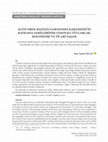 Research paper thumbnail of Altın Orda Hanlığı Zamanında Karadeniz'in Kafkasya Sahillerinde Cenovalı Tüccarlar, Kolonileri ve Ticari Yaşam