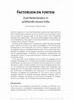 Research paper thumbnail of Factorijen en forten: Zuid-Nederlanders in achttiende-eeuws India