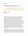 Research paper thumbnail of La pandemia, el populismo y los retos de la sociedad civil