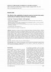 Research paper thumbnail of The effects of the exploitation of natural resources towards risk society construction in Southeast Sulawesi Province, Indonesia