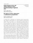 Research paper thumbnail of Gregárek, M.: Stát oběma nohama na zemi: Symetrické přístupy k legitimitě státu (2018); Agha, P., ed.: Lidská práva v mezikulturních perspektivách (2019) (book review)