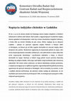 Research paper thumbnail of Komentarz Ośrodka Badań Azji 21/2020: Napięcia indyjsko-chińskie w Ladakhu