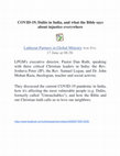 Research paper thumbnail of COVID-19, Dalits in India, and what the Bible says about injustice everywhere Lutheran Partners in Global Ministry was live